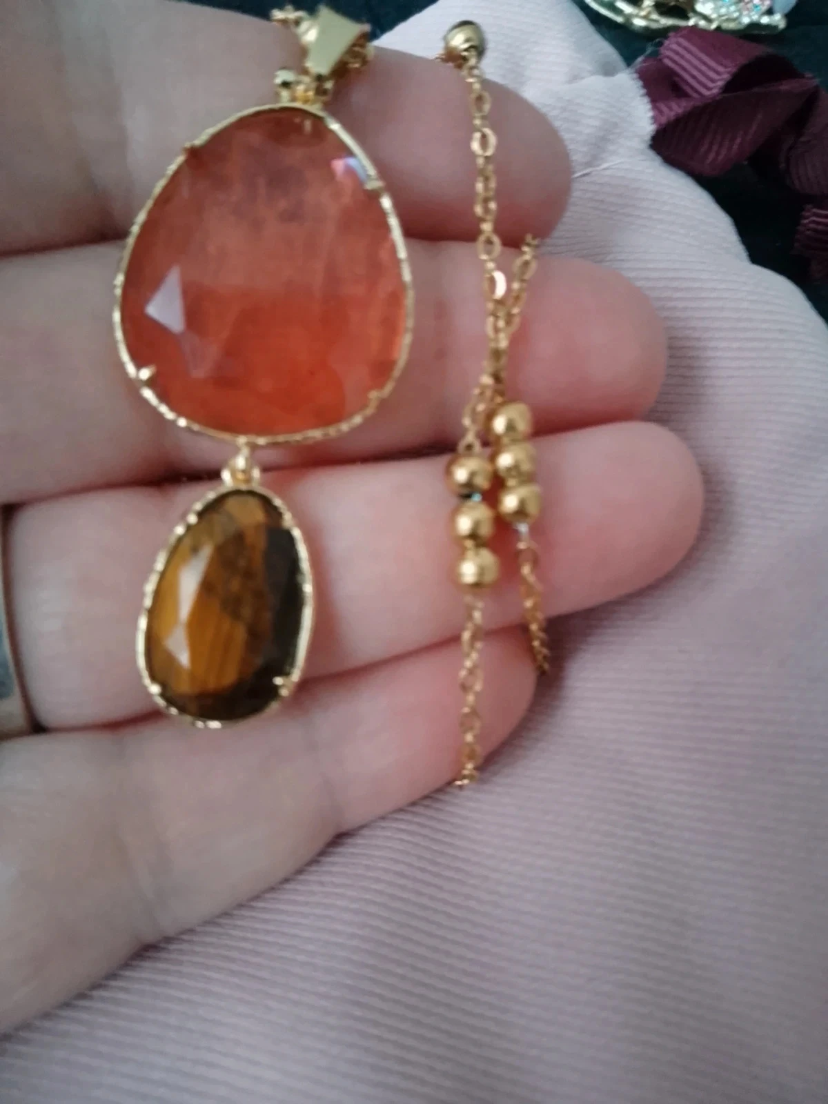 Collier pierres naturelles Habaha – photo 3